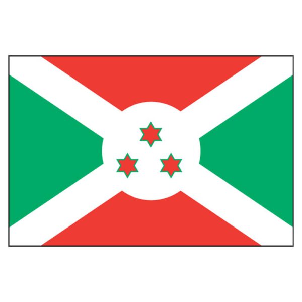 Burundi National Flag - Nylon 3X5'