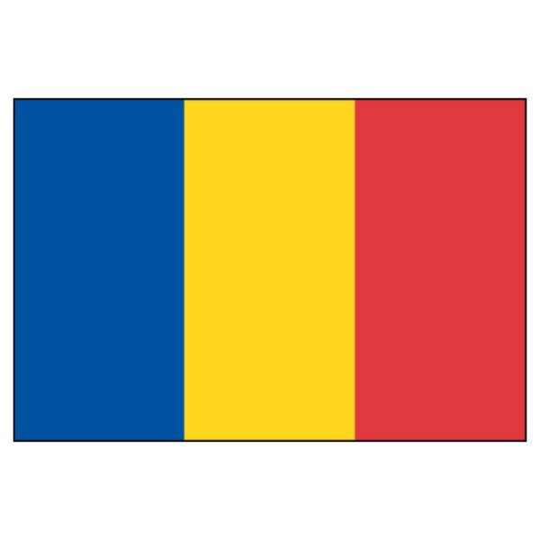 Chad National Flag - Nylon 3X5'