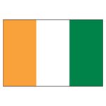 Côte d'Ivoire National Flag - Nylon 3X5'