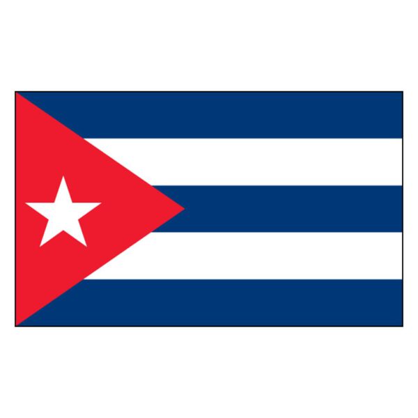 Cuba National Flag - Nylon 4X6'