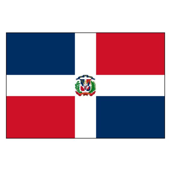 Dominican Republic National Flag - Nylon 4X6'