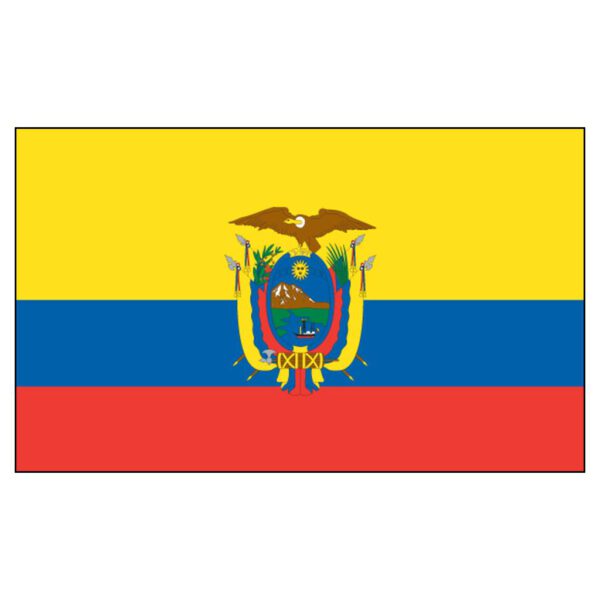 Ecuador National Flag - Nylon 4X6'