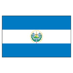 El Salvador National Flag - Nylon 4X6'
