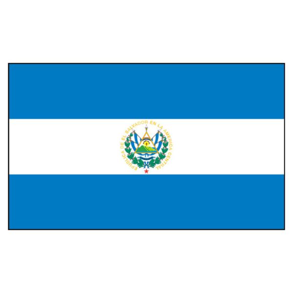 El Salvador National Flag - Nylon 4X6'