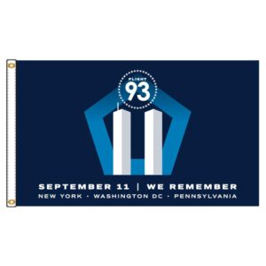 Flight 93 Sept 11 Nylon Flag 2x3'