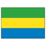 Gabon National Flag - Nylon 4X6'