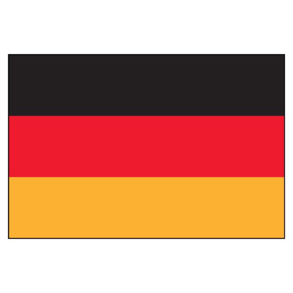 Germany National Flag - Nylon 4X6'