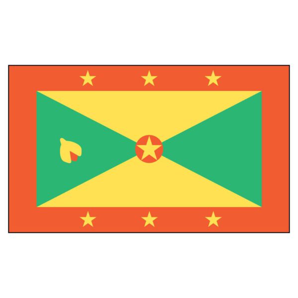 Grenada National Flag - Nylon 3X5'