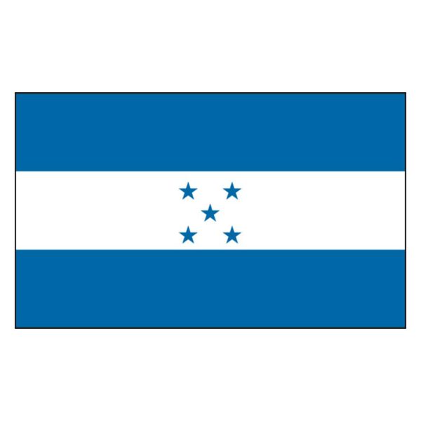 Honduras National Flag - Nylon 4X6'