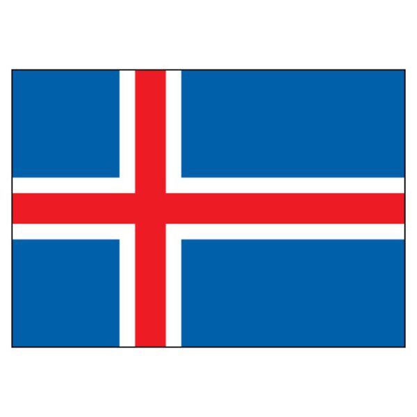 Iceland National Flag - Nylon 4X6'