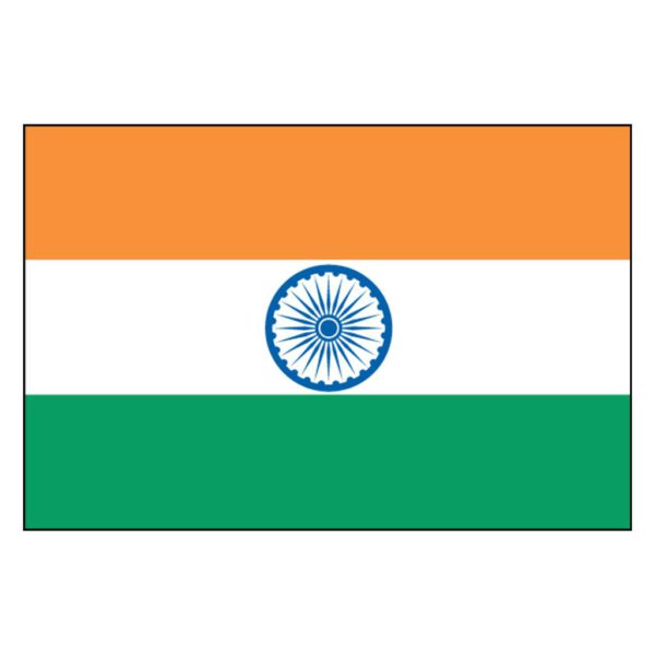 India National Flag - Nylon 3X5'