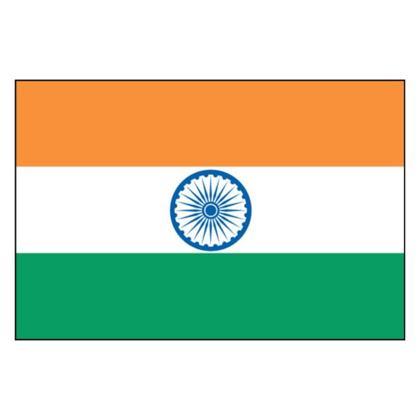 India National Flag - Nylon 5X8'