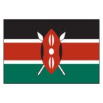 Kenya National Flag - Nylon 3X5'