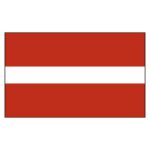 Latvia National Flag - Nylon 3X5'