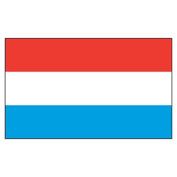 Luxembourg National Flag - Nylon 3X5'