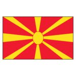 Macedonia, Republic of National Flag - Nylon 3X5'