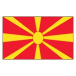 Macedonia, Republic of National Flag - Nylon 4X6'