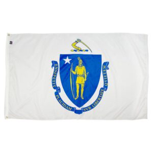Massachusetts State Flag - Nylon 6x10’