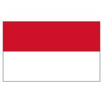 Monaco National Flag - Nylon 3X5'