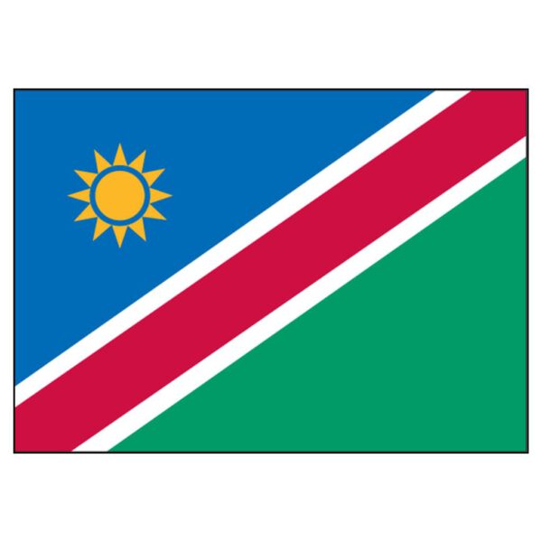 Namibia National Flag - Nylon 3X5'