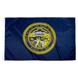 Nebraska State Flag - Nylon 8x12'