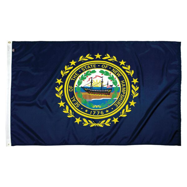 New Hampshire State Flag - Nylon 8x12'