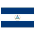 Nicaragua National Flag - Nylon 5X8'