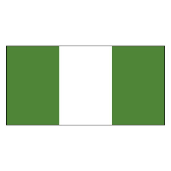 Nigeria National Flag - Nylon 3X5'