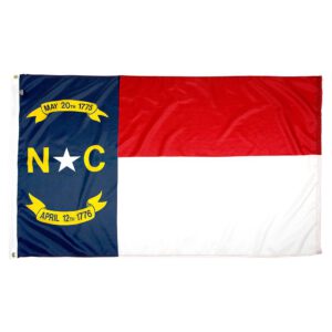 North Carolina State Flag - Nylon 6x10’