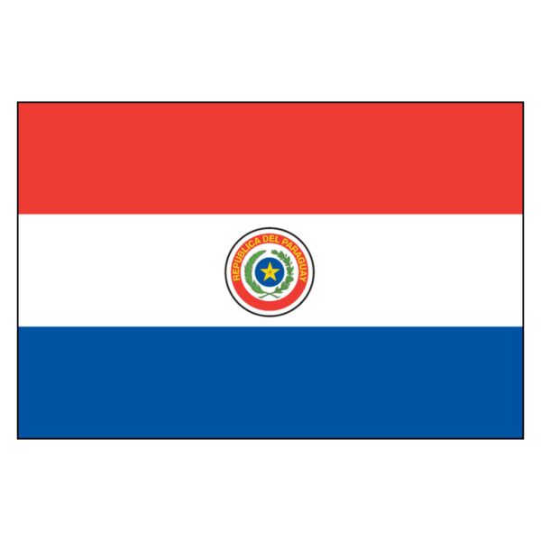 Paraguay National Flag - Nylon 3X5'