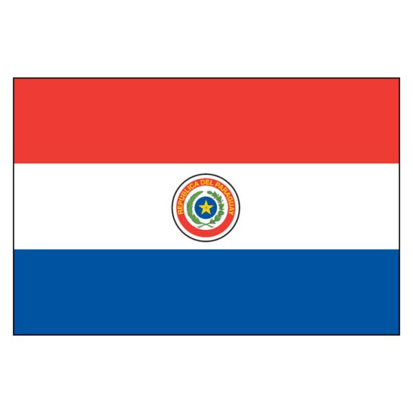 Paraguay National Flag - Nylon 5X8'