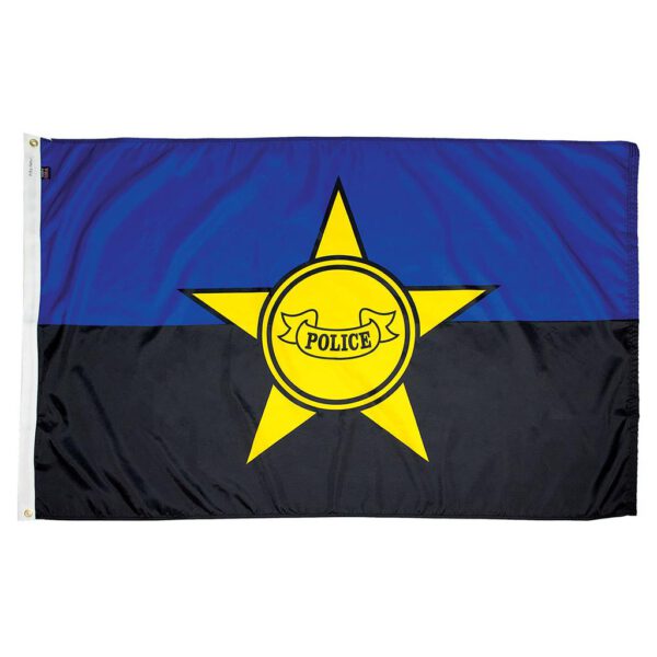 Police Remembrance Flag - Nylon 3X5'