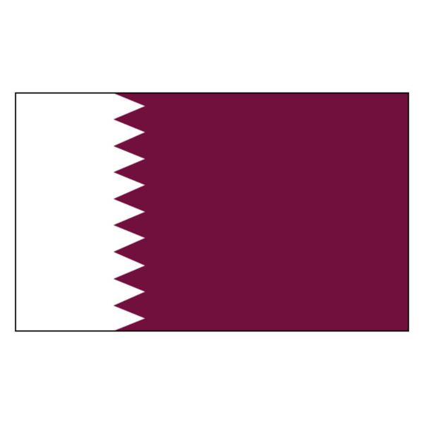 Qatar National Flag - Nylon 3X5'