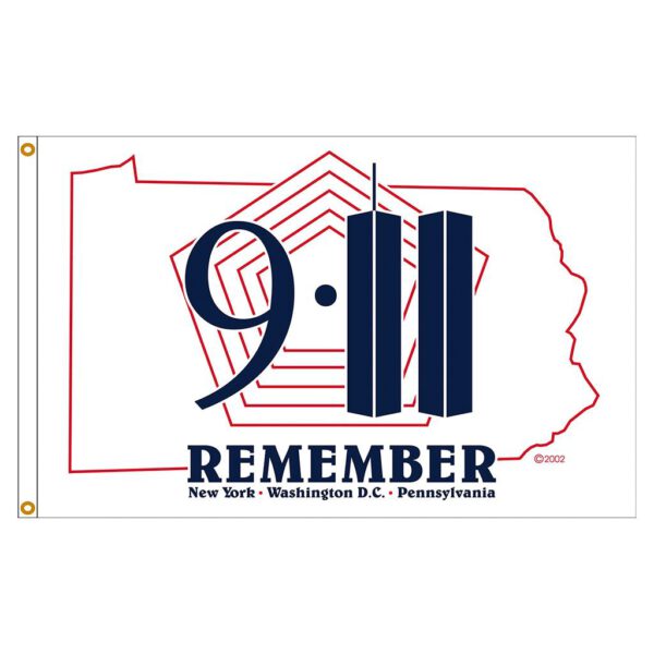 Remember 911 3X5'