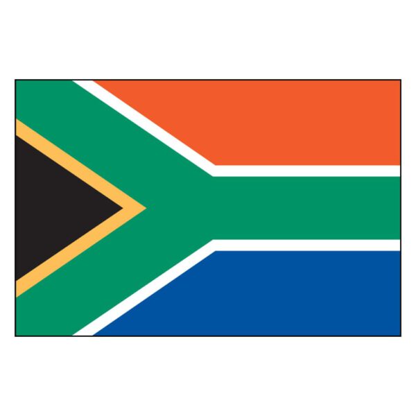 South Africa National Flag - Nylon 4X6'