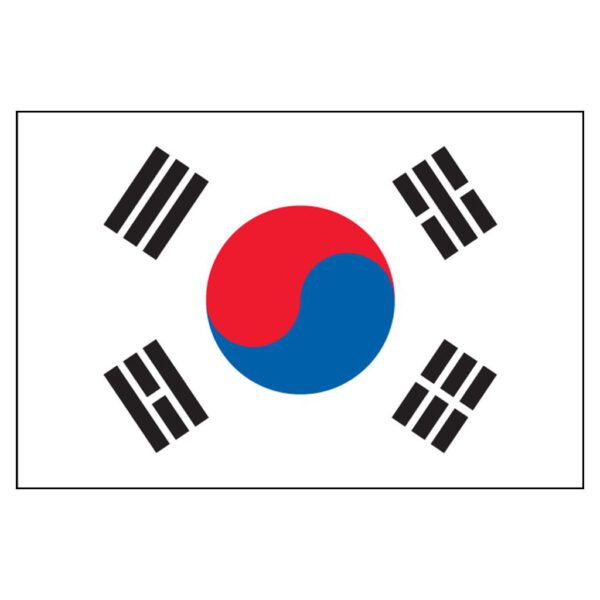 South Korea National Flag - Nylon 5X8'