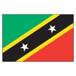 St. Kitts & Nevis National Flag - Nylon 3X5'