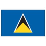 St. Lucia National Flag - Nylon 3X5'