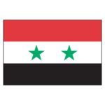 Syria National Flag - Nylon 4X6'