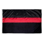 Thin Red Line Flag - Nylon 6X10'