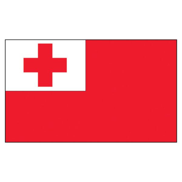 Tonga National Flag - Nylon 3X5'