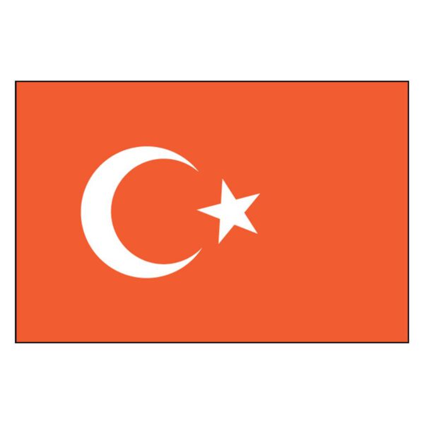 Turkey National Flag - Nylon 5X8'