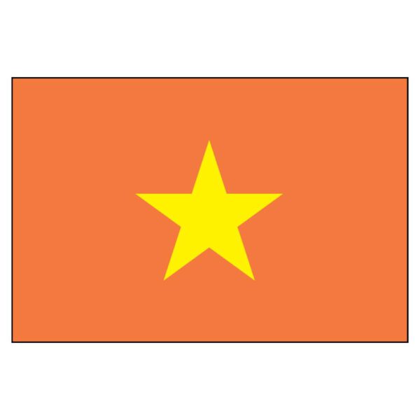 Vietnam National Flag - Nylon 5X8'