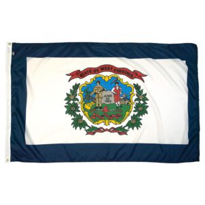 West Virginia State Flag - Nylon 6x10’