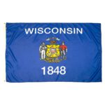 Wisconsin State Flag - Nylon 6x10’