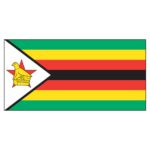 Zimbabwe National Flag - Nylon 5X8'