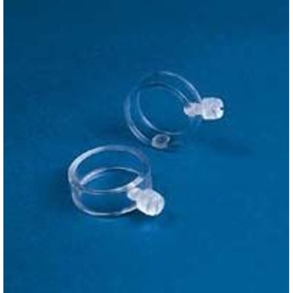 EZ Flag Mount Rings - 15/16" - Clear Plastic