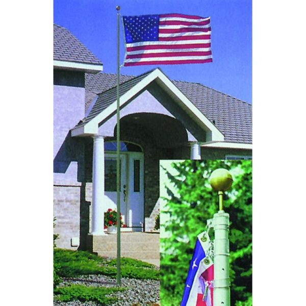 20' Telescoping Residential Flag Pole