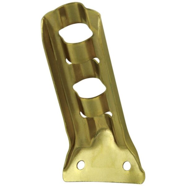 Stamped Steel Flag Pole Bracket - For 1 1/4" Pole Diameter - Gold