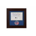 American Flag Medallion 4-Inch by 6-Inch Landscape Picture Frame